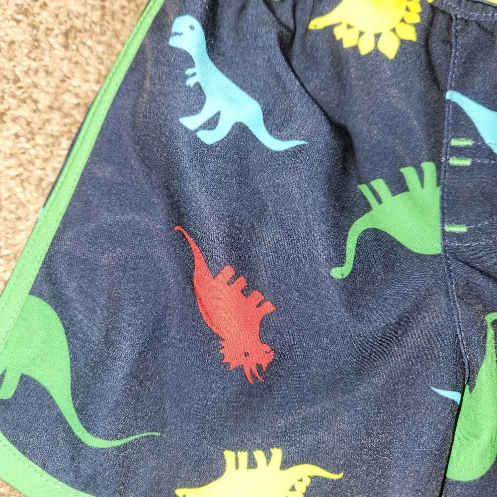 Wonder Nation 6-9 Months Dinosaur Print Swim Trunks - Picture 4 of 8